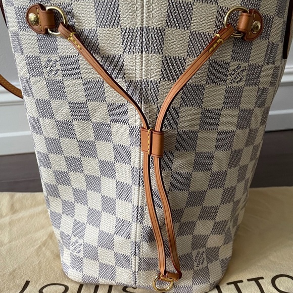LOUIS VUITTON | NEVERFULL MM | DAMIER AZUR - Picture 6 of 10